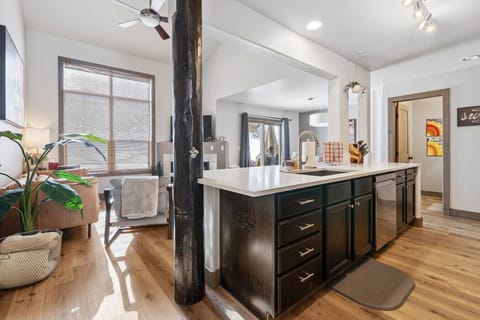 Bright modern kitchen with an open layout