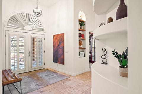 Step into comfort and style with our beautifully designed entryway—your perfect introduction to a relaxing stay.