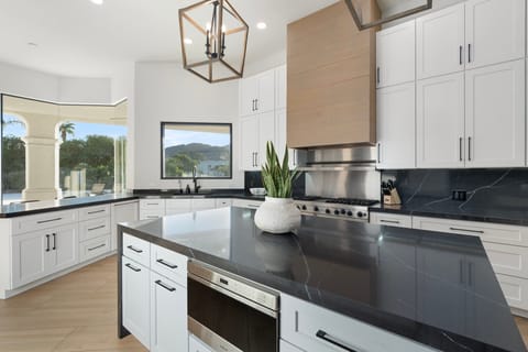 Gourmet Chef's Kitchen with everything you'll need for the chef in the group