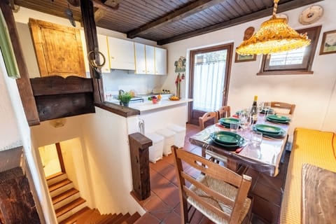 Kitchen and dining area