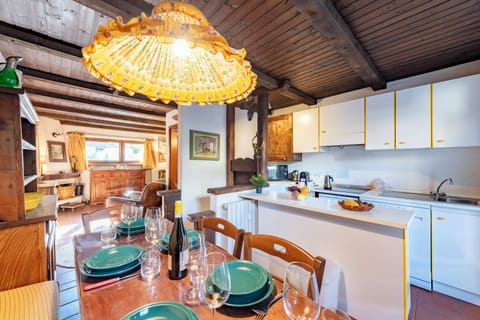 Kitchen and dining area