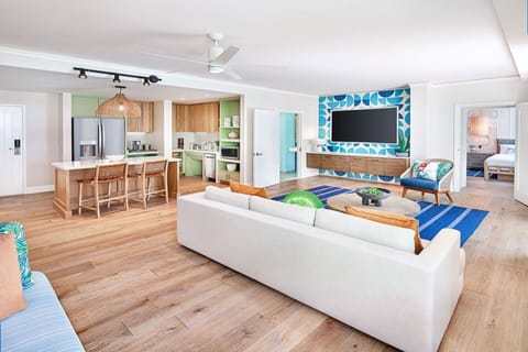 55-inch LCD TV with cable channels, TV