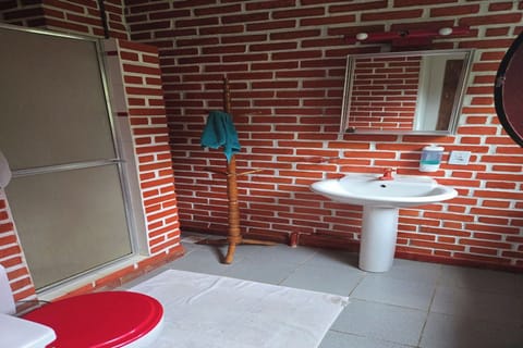 Deluxe Room | Bathroom | Shower, rainfall showerhead, toilet paper