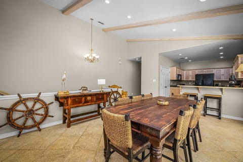 Open-concept kitchen and dining area perfect for gatherings.