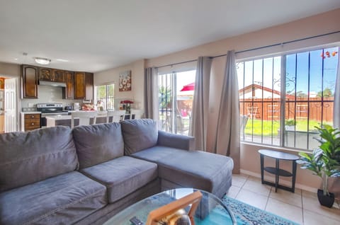 Cool down on the comfy sofa beds & put your feet up after a long day at work