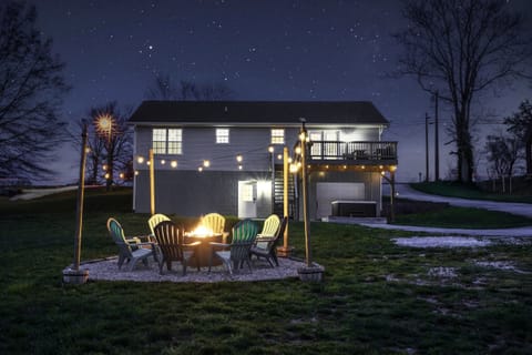 Make memories around the fire pit.