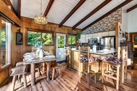 Our kitchen has everything you need to whip up a breakfast before heading out for the day.