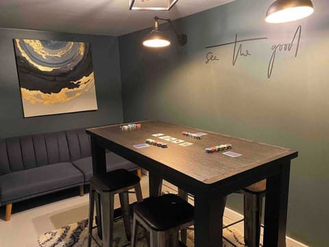 Office / Game Room with pull-out futon couch.