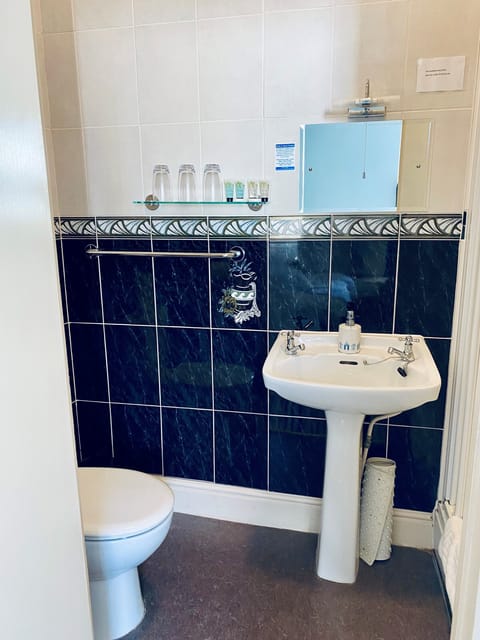 Family Triple Room | Bathroom | Shower, hair dryer, towels, soap