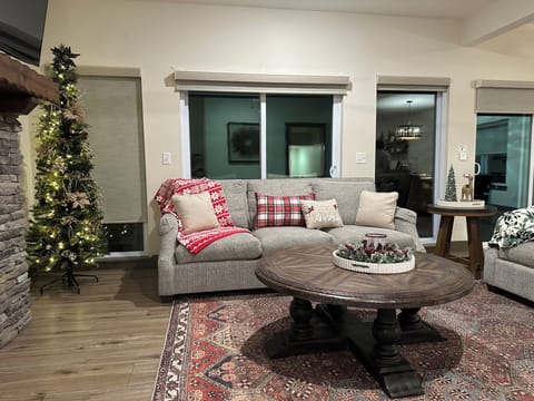 Holiday decor may vary from year to year and is typically displayed from November to January