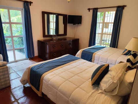 Luxury Suite, 2 Double Beds | Blackout drapes, iron/ironing board, free WiFi, bed sheets