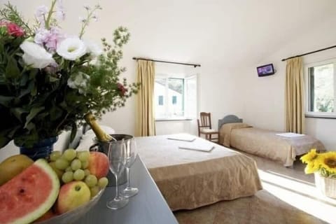 Classic Triple Room, Resort View | In-room safe, desk, blackout drapes, free cribs/infant beds