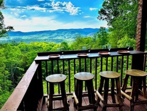 Views! The views greet you as soon as you arrive. As we like to say you can't see the views if you don't climb the mountain!