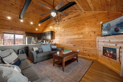 Swimming in the Smokies' cozy living area