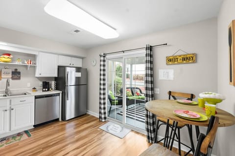 Large open kitchen conveniently located just off the living room on the main level.