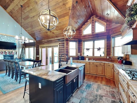 Gourmet Kitchen, Ground FloorBasement open floor plan featuirng Another full-size Kitchen