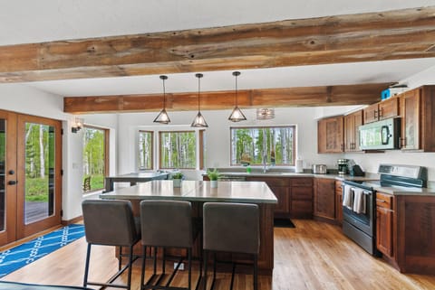 View from the living room. Nice open floorpan.