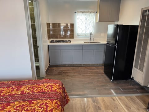 Basic Single Room, 1 Queen Bed, Kitchenette | Private kitchen