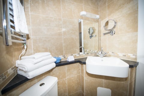 Double River View | Bathroom | Free toiletries, hair dryer, towels