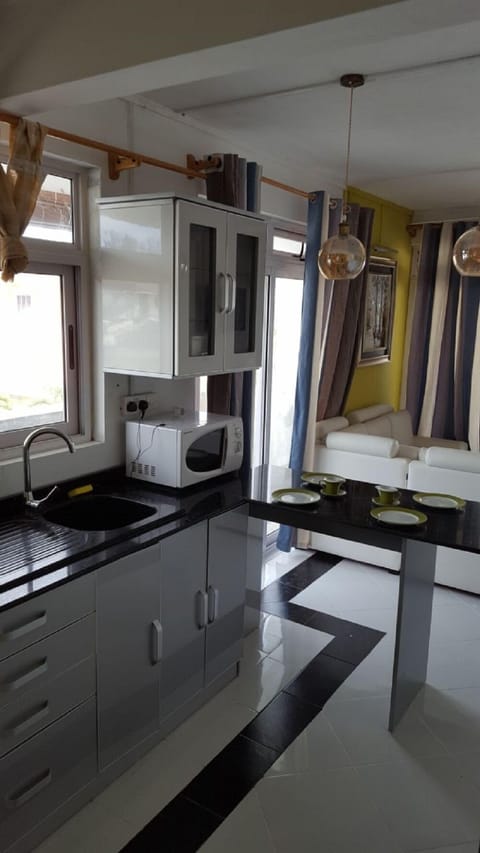 Standard Apartment, 2 Bedrooms, Kitchen | Private kitchen | Fridge, microwave, stovetop, electric kettle