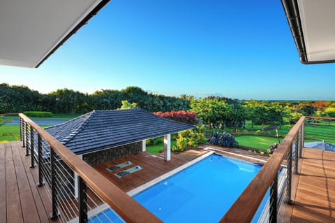 Savor breathtaking sunset dinners on the outdoor dining lanai with ample seating.