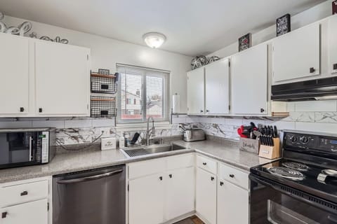 The kitchen is equipped with everything you need...