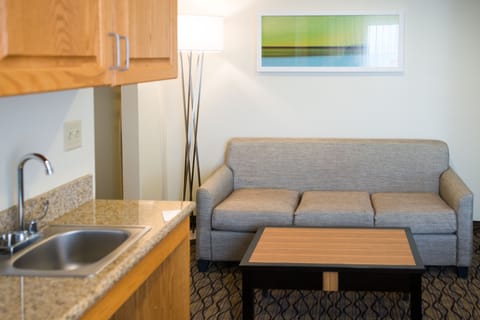 Suite, 2 Queen Beds, Accessible Bathtub (Mobility) | Desk, laptop workspace, blackout drapes, iron/ironing board