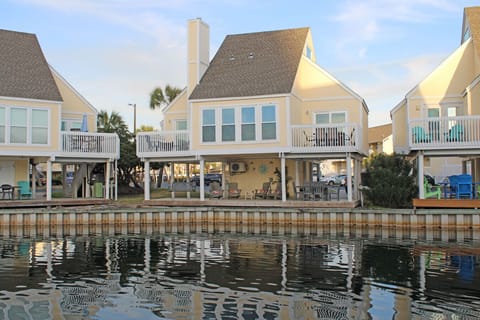Back Deck With View of Pond