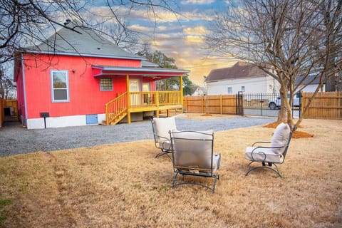 Fully fenced property.