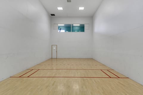 2 racquetball courts in clubhouse