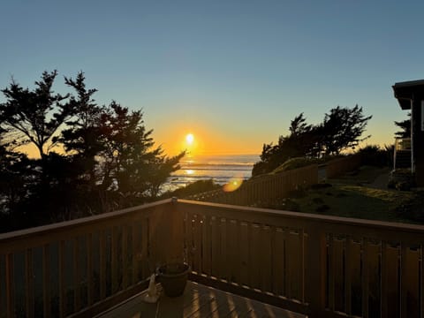 Beautiful sunsets from the deck!