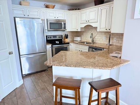 Kitchen fully stocked