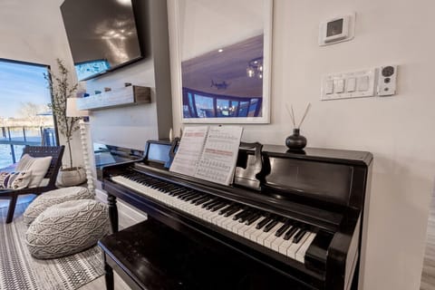 Add a little music to your lake retreat