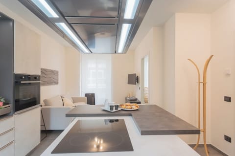 Apartment (1 Bedroom) | Private kitchen | Microwave, oven, espresso maker, electric kettle