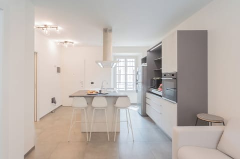Apartment (1 Bedroom) | Private kitchen | Microwave, oven, espresso maker, electric kettle