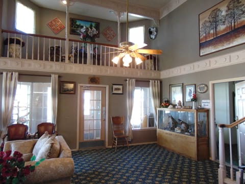 Interior entrance