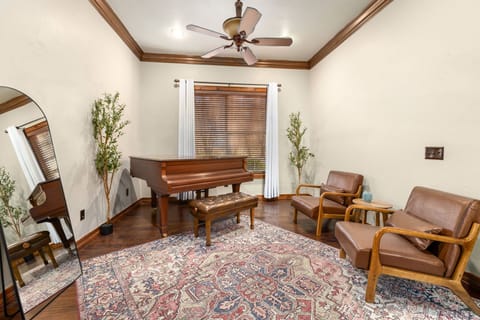 As well as a grand piano!