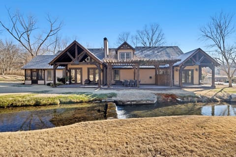 Welcome to Whispering Brook - our peaceful 4-bedroom home with an outdoor oasis!