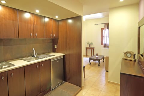 Superior Studio, City View | Private kitchenette | Fridge