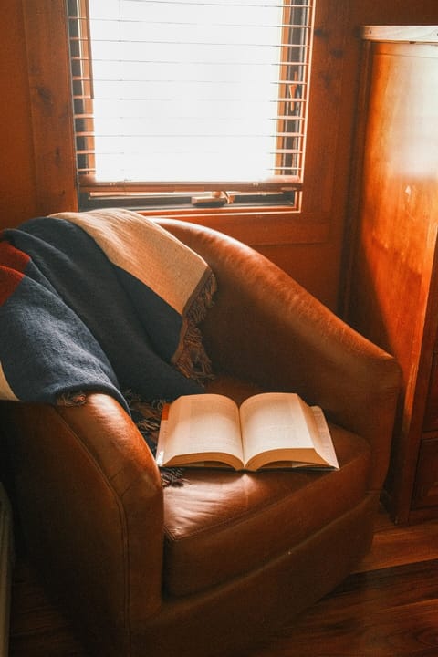 Sneak in one more chapter before you step outside and enjoy the day.