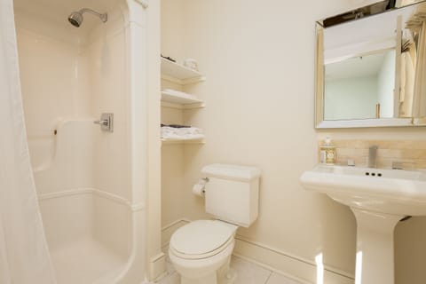 Standard Room, 1 Queen Bed (Garden Room) | Bathroom | Combined shower/tub, free toiletries, hair dryer, towels