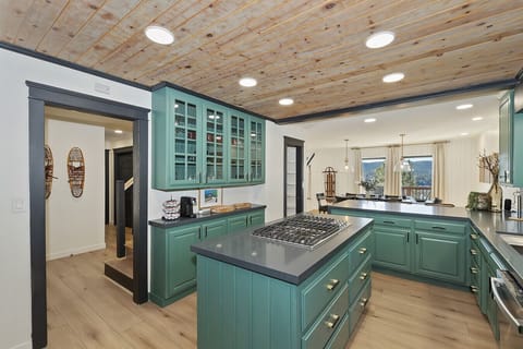 Coffee station, large pantry - kitchen of your dreams