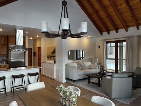 kitchen, Living, and Dining Room