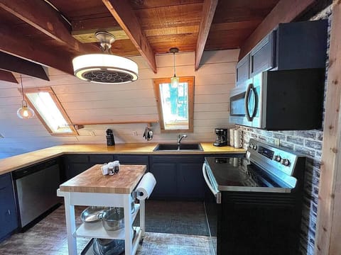 fully stocked kitchen with all the items you need to cook a meal 