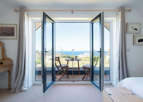 Enjoy the stunning views across Sennen Cove 