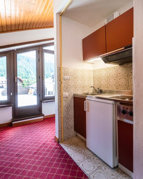 Economy Apartment, 2 Bedrooms (attic) | Private kitchen | Fridge, stovetop, coffee/tea maker, electric kettle