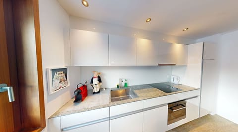 La Soldanella 3.5 Zimmer | Private kitchen | Oven, stovetop, cookware/dishes/utensils, dining tables