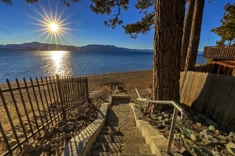 Private beach within walking distance