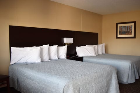 Premium Room, 2 Queen Beds, Non Smoking, Partial Lake View | Premium bedding, laptop workspace, blackout drapes, free WiFi