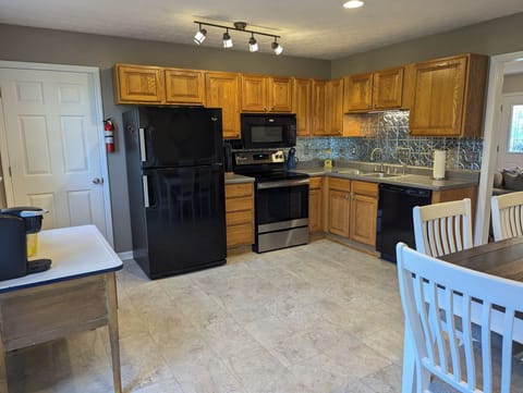 Fully stocked kitchen